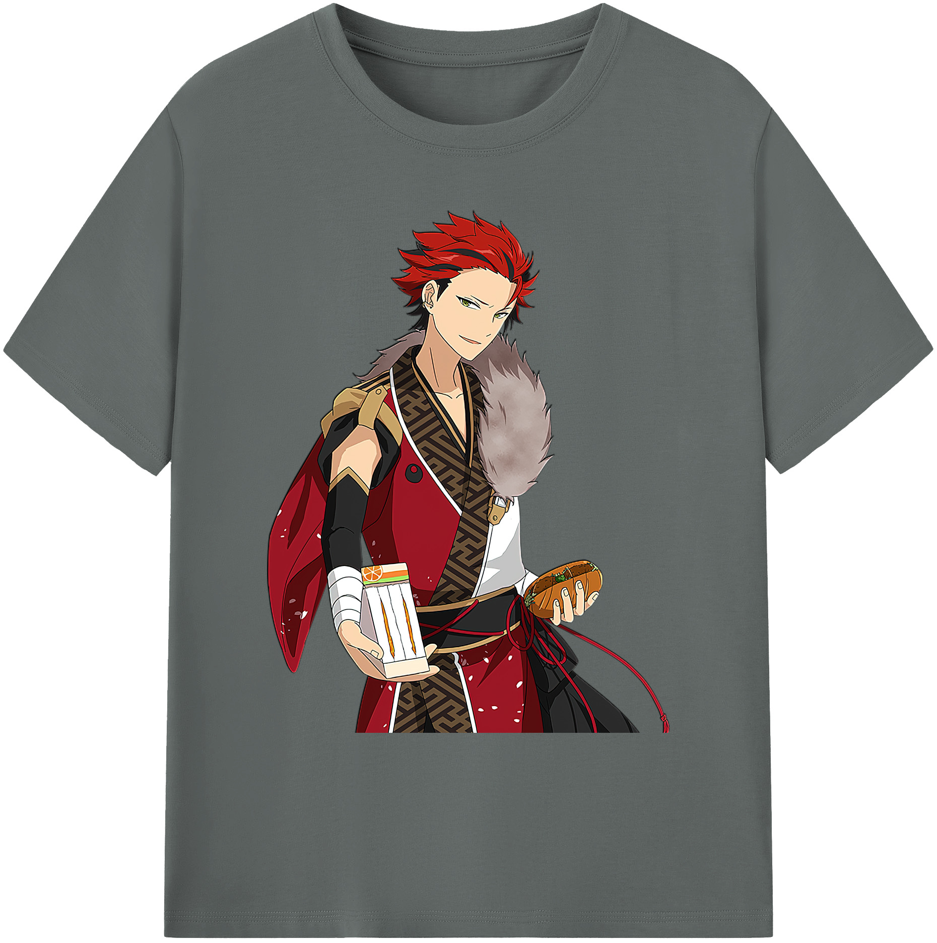 （画像用） あんさんぶるスターズ! Ensemble Stars 綿100％ メンズ半袖Tシャツ｜肌触りやわらか＆通気性
